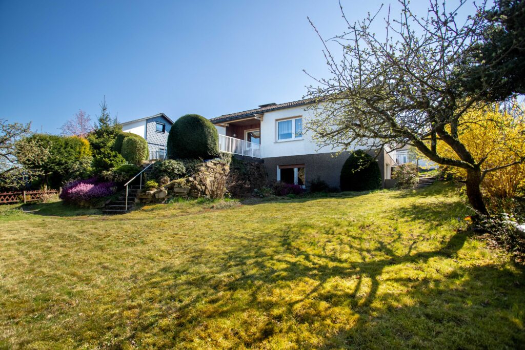 Garten eines Einfamilienhauses in Schwerte Ergste